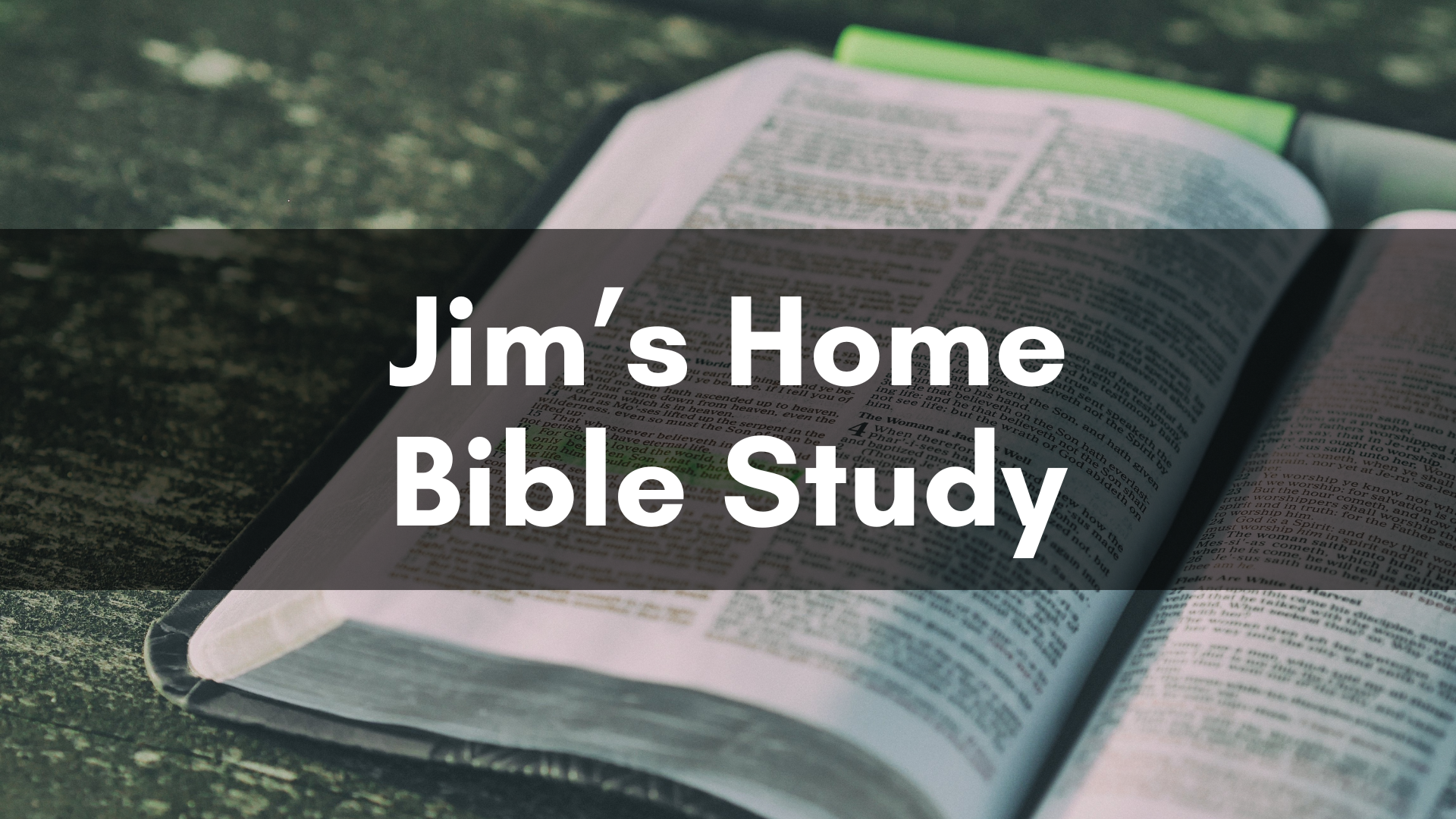 Home Bible Study