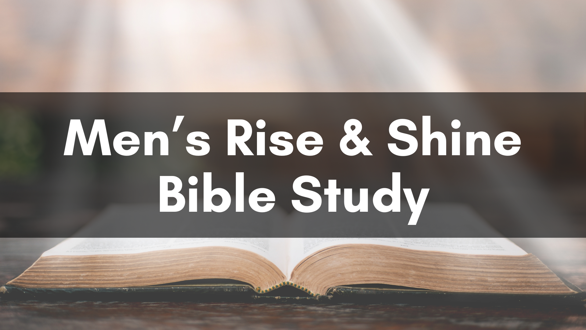 men's bible study