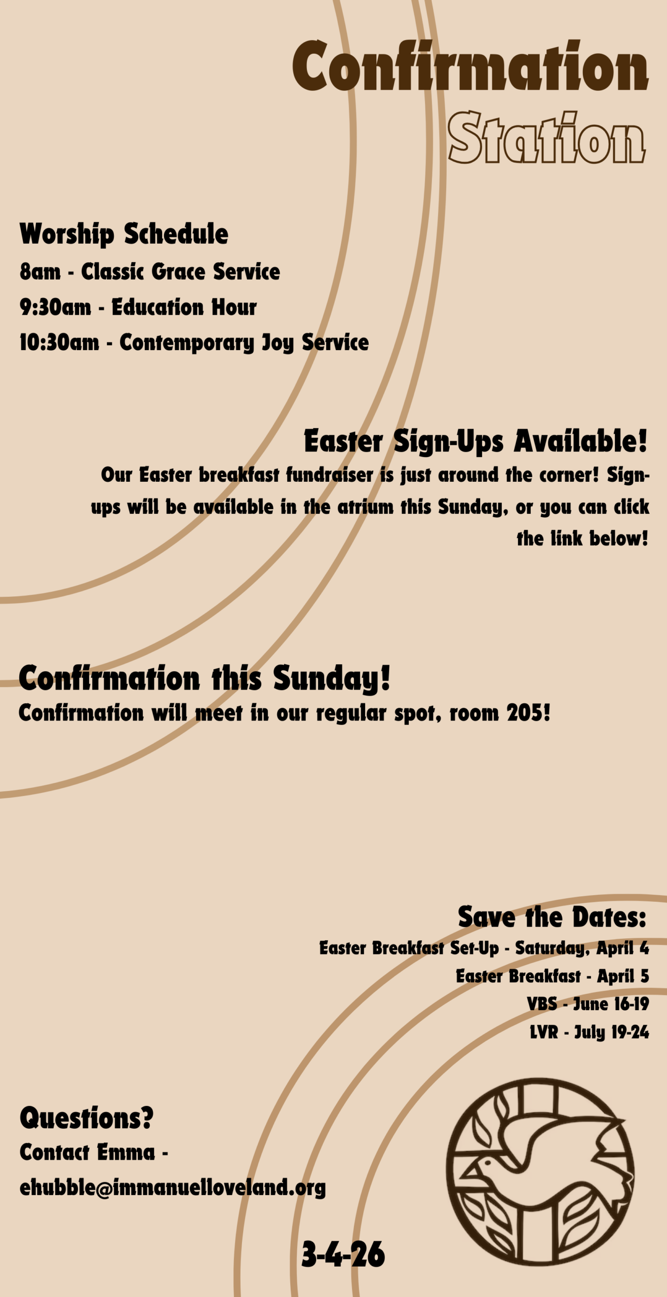 Confirmation Station