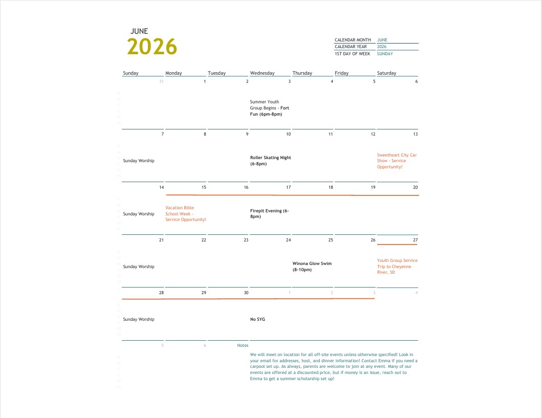 June 2026
