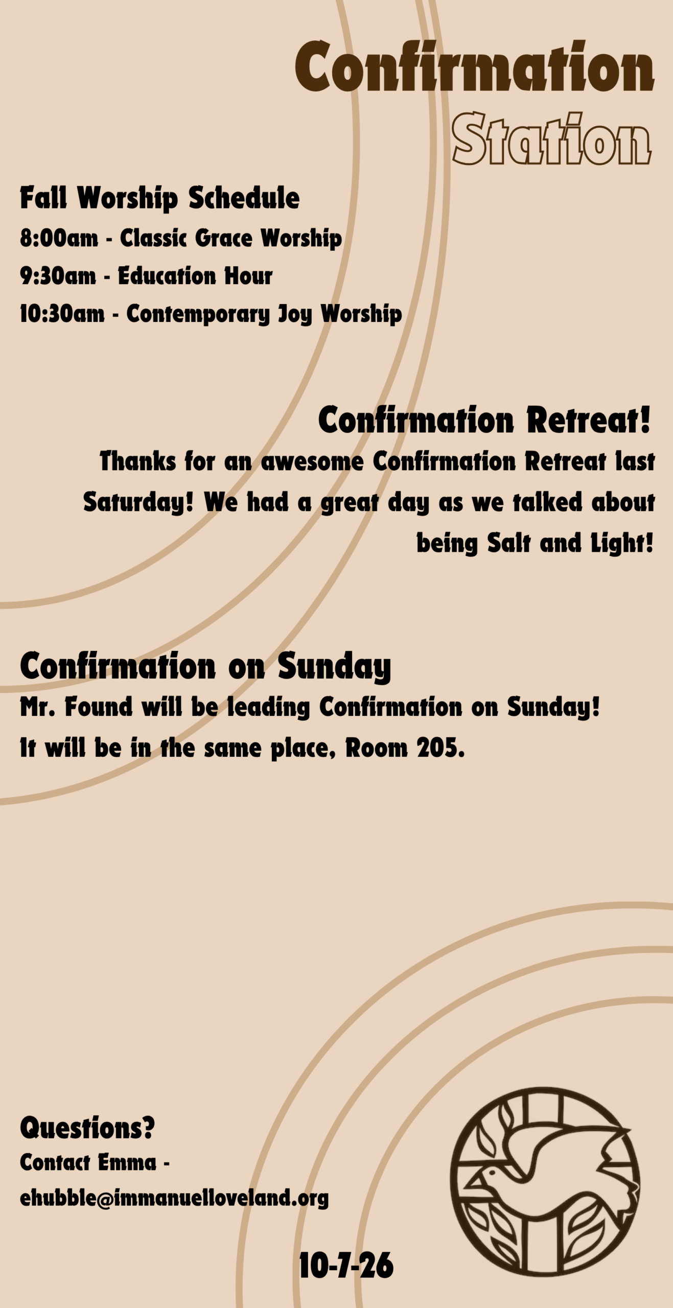 Confirmation Station